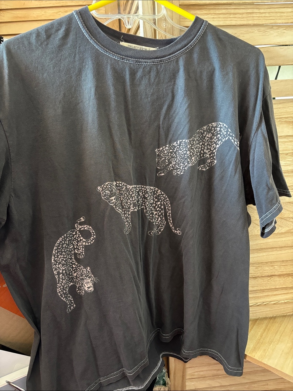 Project Social T Tee with Leopard Trio Graphic s/m